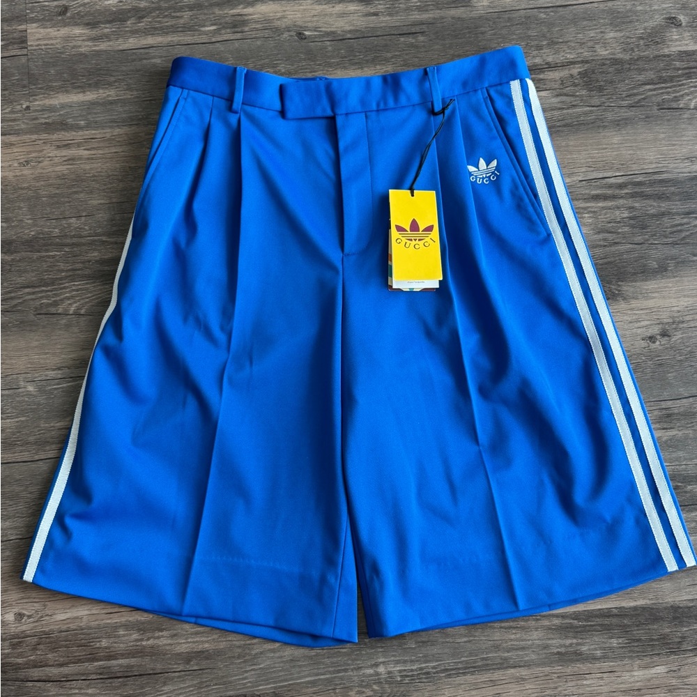 Gucci x Adidas Bermudas Blue Shorts